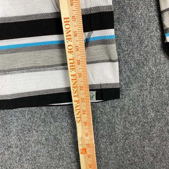 American Breed Henley Shirt 14/16 Boys Hoodie Striped Polyester Blend A2 - Picture 5 of 7